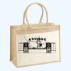 Cotton Pocket Jute Shopper Thumbnail