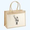 Cotton Pocket Jute Shopper Thumbnail