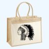 Cotton Pocket Jute Shopper Thumbnail