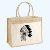Cotton Pocket Jute Shopper Thumbnail