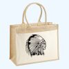 Cotton Pocket Jute Shopper Thumbnail