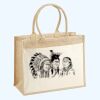 Cotton Pocket Jute Shopper Thumbnail