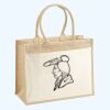 Cotton Pocket Jute Shopper Thumbnail