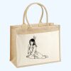 Cotton Pocket Jute Shopper Thumbnail