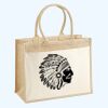 Cotton Pocket Jute Shopper Thumbnail