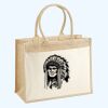 Cotton Pocket Jute Shopper Thumbnail