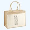 Cotton Pocket Jute Shopper Thumbnail