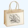 Cotton Pocket Jute Shopper Thumbnail