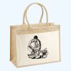 Cotton Pocket Jute Shopper Thumbnail