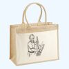 Cotton Pocket Jute Shopper Thumbnail