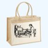 Cotton Pocket Jute Shopper Thumbnail