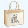 Cotton Pocket Jute Shopper Thumbnail
