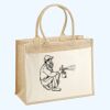 Cotton Pocket Jute Shopper Thumbnail