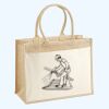 Cotton Pocket Jute Shopper Thumbnail