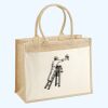 Cotton Pocket Jute Shopper Thumbnail