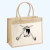 Cotton Pocket Jute Shopper Thumbnail
