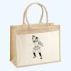 Cotton Pocket Jute Shopper Thumbnail