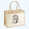 Cotton Pocket Jute Shopper Thumbnail