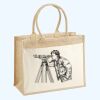 Cotton Pocket Jute Shopper Thumbnail