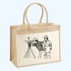 Cotton Pocket Jute Shopper Thumbnail