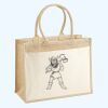 Cotton Pocket Jute Shopper Thumbnail