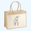 Cotton Pocket Jute Shopper Thumbnail