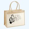 Cotton Pocket Jute Shopper Thumbnail