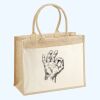 Cotton Pocket Jute Shopper Thumbnail