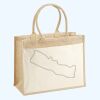 Cotton Pocket Jute Shopper Thumbnail