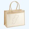 Cotton Pocket Jute Shopper Thumbnail