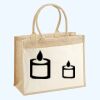 Cotton Pocket Jute Shopper Thumbnail