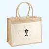 Cotton Pocket Jute Shopper Thumbnail