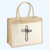 Cotton Pocket Jute Shopper Thumbnail