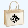 Cotton Pocket Jute Shopper Thumbnail