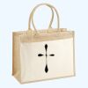 Cotton Pocket Jute Shopper Thumbnail