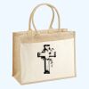 Cotton Pocket Jute Shopper Thumbnail