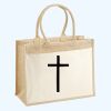 Cotton Pocket Jute Shopper Thumbnail