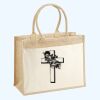 Cotton Pocket Jute Shopper Thumbnail