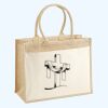Cotton Pocket Jute Shopper Thumbnail