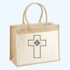 Cotton Pocket Jute Shopper Thumbnail