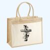 Cotton Pocket Jute Shopper Thumbnail