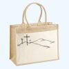 Cotton Pocket Jute Shopper Thumbnail
