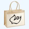 Cotton Pocket Jute Shopper Thumbnail