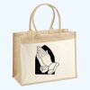 Cotton Pocket Jute Shopper Thumbnail