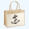 Cotton Pocket Jute Shopper Thumbnail
