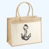 Cotton Pocket Jute Shopper Thumbnail