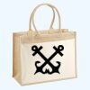 Cotton Pocket Jute Shopper Thumbnail