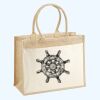 Cotton Pocket Jute Shopper Thumbnail
