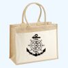 Cotton Pocket Jute Shopper Thumbnail