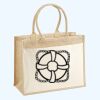 Cotton Pocket Jute Shopper Thumbnail